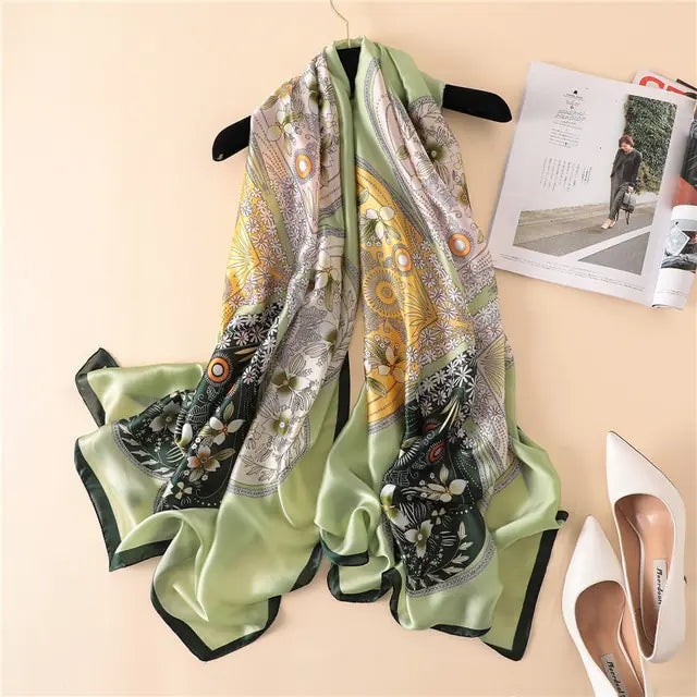 Silk Winter Luxury Scarf