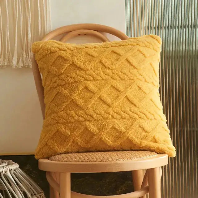 Winter Fleece Cushion Cover