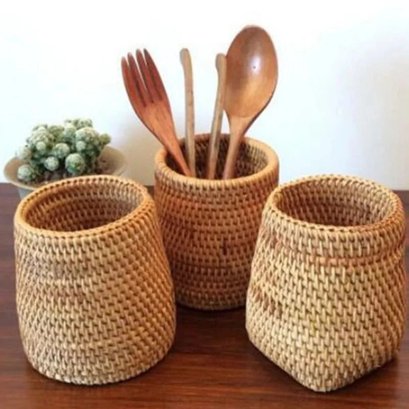 Wicker Home Storage Baskets