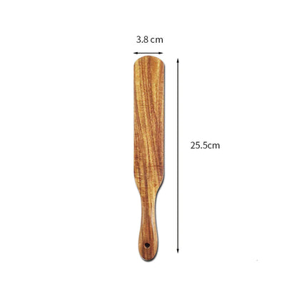 Acacia Teak Wood Cooking Spatula Set