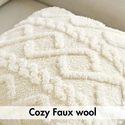 Winter Fleece Cushion Cover