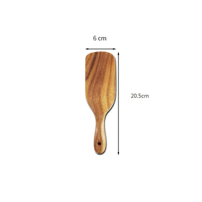 Acacia Teak Wood Cooking Spatula Set