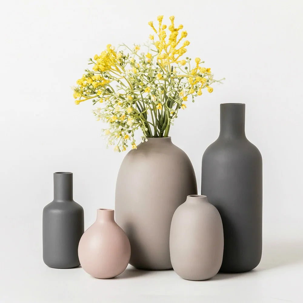 Modern Home Earth Tone Vase Decor