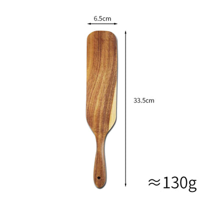 Acacia Teak Wood Cooking Spatula Set