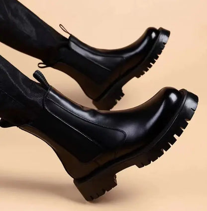 Martens-Style Lined Boots