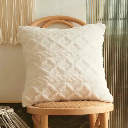 Winter Fleece Cushion Cover